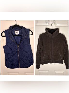 Outerwear Bundle S | Sherpa Zip + Puffer Vest